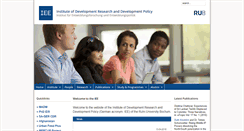 Desktop Screenshot of development-research.org