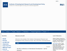 Tablet Screenshot of development-research.org